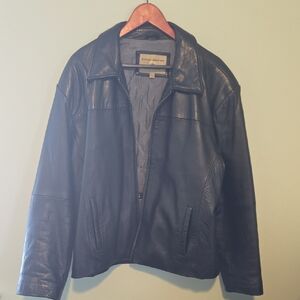 Men's Black Leather Jacket